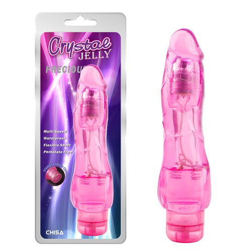 Roze Vibrator 20cm Precious Pink slika 1