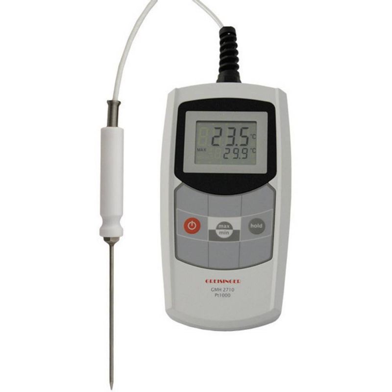 Greisinger Greisinger GMH 2710K ubodni termometar (HACCP)  Mjerno područje temperature -200 do +250 °C Tip tipala Pt1000 HACCP usklađen image