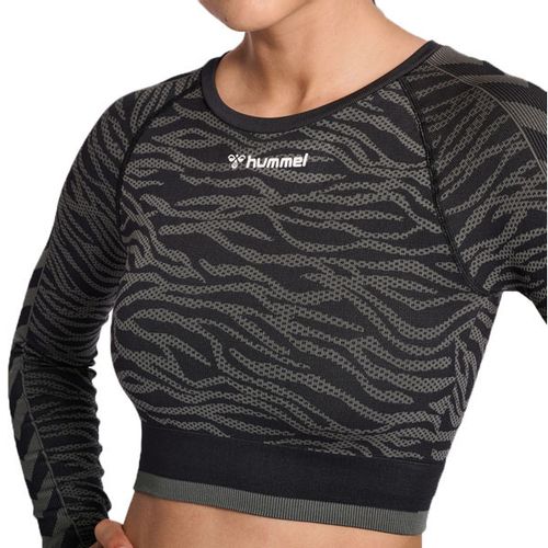 215725-1038 Hummel Majica Hmlmt Saga Seamless Crop T-Shirt Ls 215725-1038 slika 3