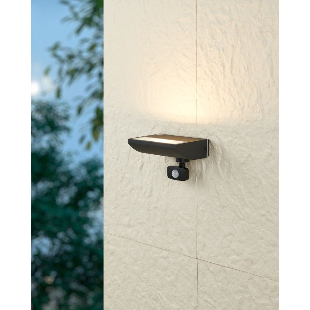 Eglo zidna rasvjeta sorronaro led 10,5w 3000k 1000lm crno/prozirno v:120mm slika 2