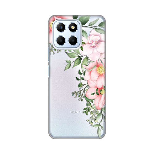 Torbica Silikonska Print Skin za Honor X6 Gentle Rose Pattern slika 1