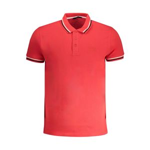 CAVALLI CLASS MEN'S SHORT SLEEVED POLO SHIRT RED