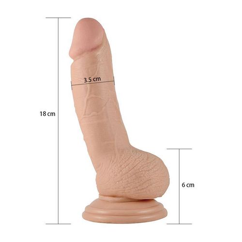 Lovetoy Real Extreme dildo 7" 17,5cm x 3,5cm slika 11