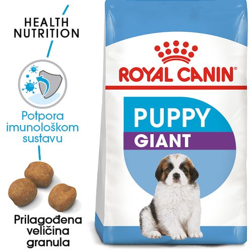 ROYAL CANIN SHN Giant PUPPY, potpuna hrana za pse, specijalno za štence divovskih pasmina (konačne težine > 45 kg)  do 8 mjeseci starosti, 3,5 kg slika 5