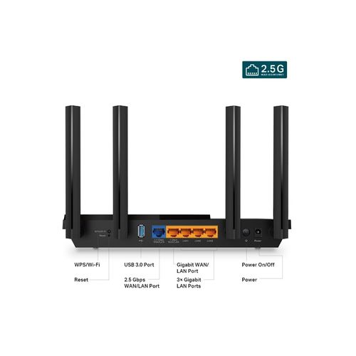 TP-LINK Router Archer AX55 PRO AX3000 Dual Band Gigabit Router Wi-Fi 6, 2.5G Port slika 3