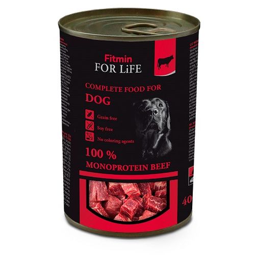 Fitmin For Life Dog Konzerva Govedina, hrana za pse 400g slika 1