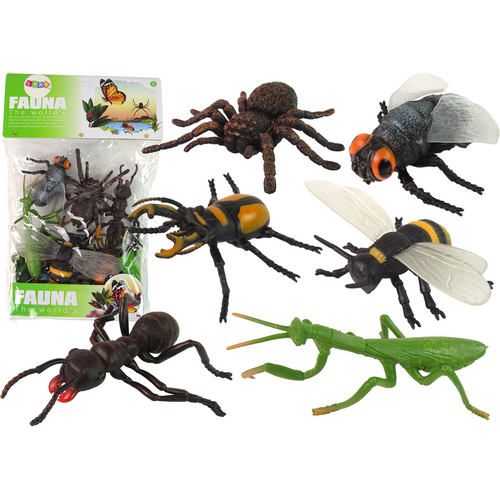 Set figurica insekata 6 komada slika 1