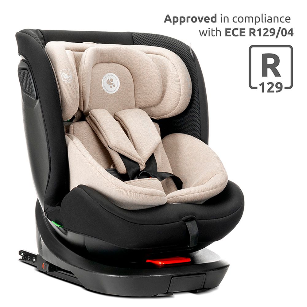 Lorelli Autosjedalica Concord Pro 360° i-Size 40-150 cm Isofix + Jastuk za putovanje, Pink slika 8