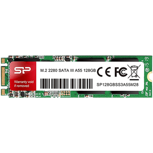 Silicon Power SP128GBSS3A55M28 M.2 SATA III 128GB SSD, A55, Read up to 560MB/s, Write up to 530MB/s, 2280