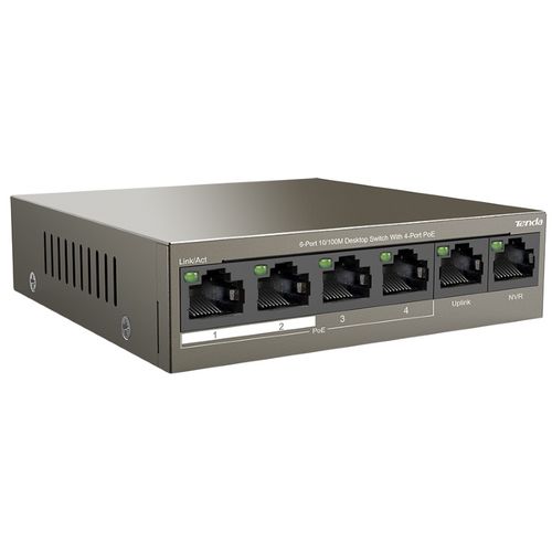 TENDA TEF1106P-4-63W 6-Port 10/100M Desktop Switch with 4-Port PoE slika 2