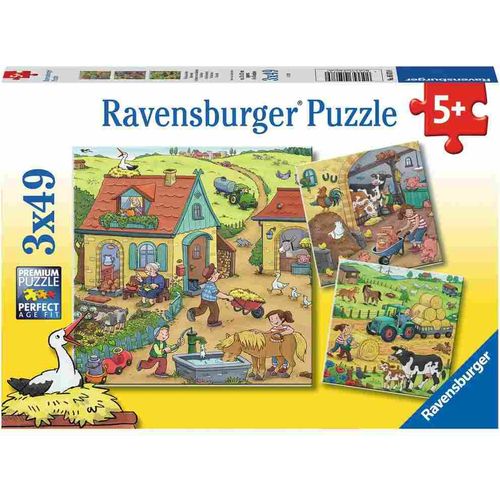 Ravensburger Puzzle Farma 3x49kom slika 1