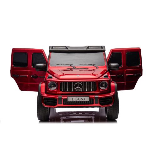 Licencirani auto na akumulator Mercedes G63 XXL 24V 4x4 - DVOSJED - crveni slika 4