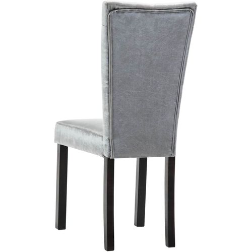 Blagovaonske stolice od baršuna 4 kom srebrne slika 16
