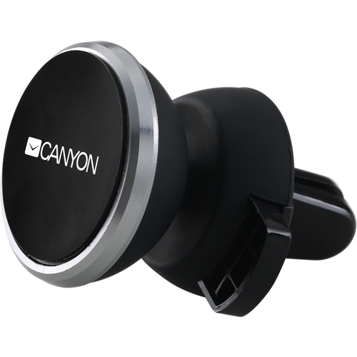Canyon CH-4 Car Holder for Smartphones,magnetic suction function ,with 2 plates(rectangle/circle), black ,40*35*50mm 0.033kg slika 2