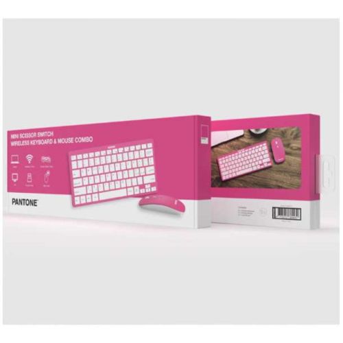 PANTONE IT COLLECTION bežična tastatura sa mišem u PINK boji slika 2