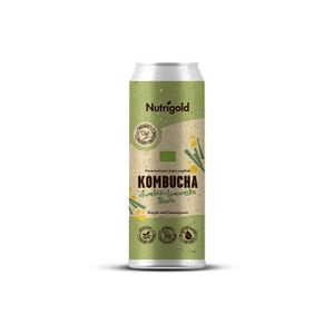 Nutrigold Kombucha Đumbir & Limunska trava - Organska 330ml 