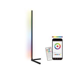 KSIX, kutna podna svjetiljka SmartLED, 140cm, 12W, 450 lumena, daljinski, WI-FI