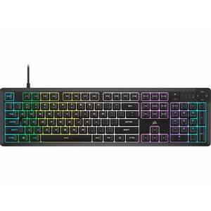 Corsair tipkovnica K55 CORE RGB Gaming Keyboard Backlit Zoned RGB LED, Rubberdome