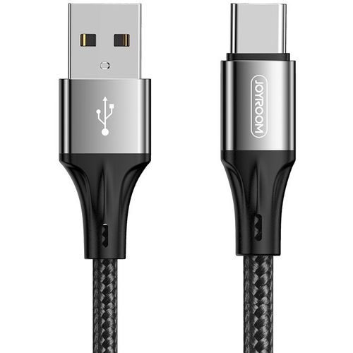 Joyroom USB - USB kabel tipa C 3 A 0,2 m crni slika 1