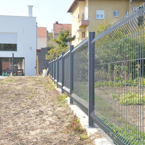 Panel 3D ograda, Zn+PVC, 250x123cm, 4mm, antracit slika 3
