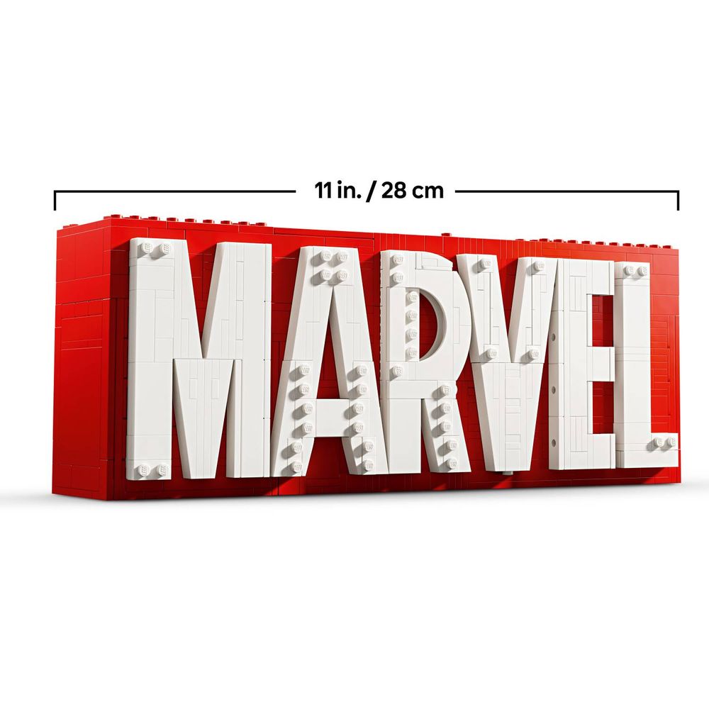 LEGO 76313 Logotip Marvel i figurice slika 7