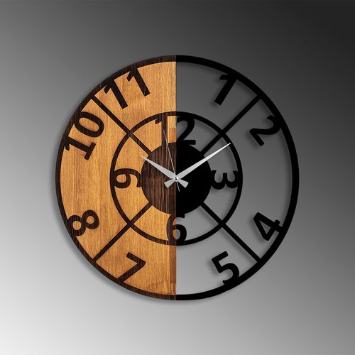 Wallity Ukrasni drveni zidni sat, Wooden Clock - 57 slika 4