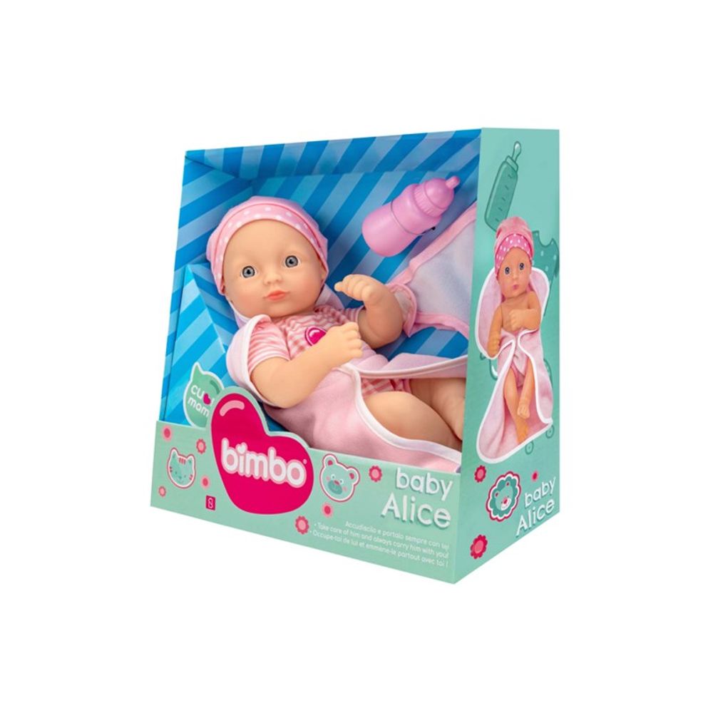 GLOBO Bimbo Lutka Baby Alice 34cm slika 2