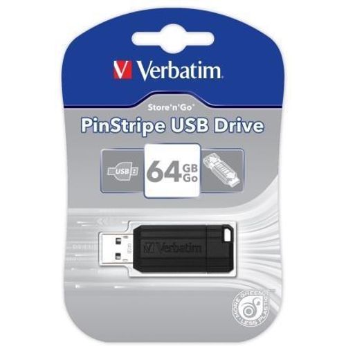 Verbatim PinStripe USB 64GB Blac (49065) slika 3