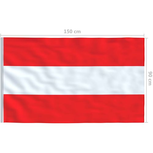 Austrijska zastava 90 x 150 cm slika 10