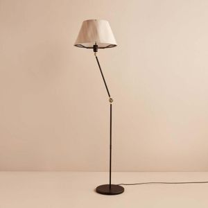 AYD-3479 Krem Crna Podna Lampa