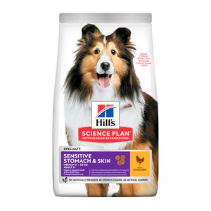 Hill's™ Science Plan™ Pas Adult Medium Sensitive Skin&Stomach Piletina, 14 kg