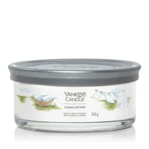 Yankee Candle Signature 5-Wick Tumbler vonná sviečka Clean Cotton 340 g