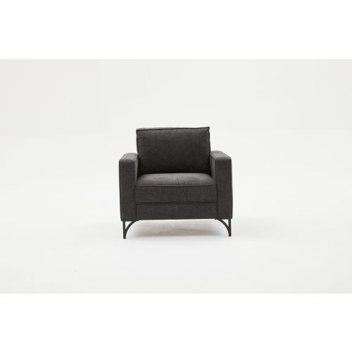 Atelier Del Sofa Sofa, Antracit Crno, Berlin - Anthracite, Black slika 4