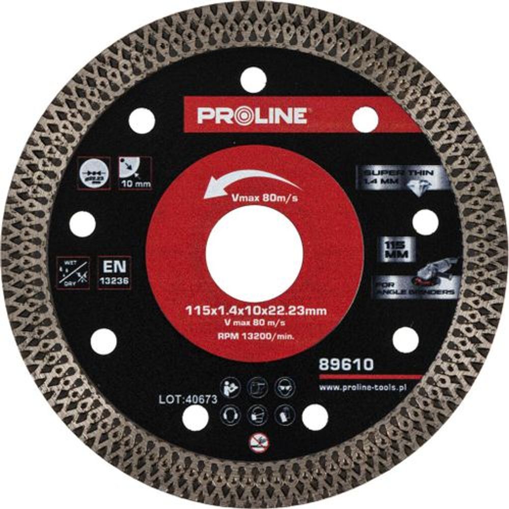 Disk Dijamantni Tanak 115Mm 1,4X10X22,23Mm slika 1