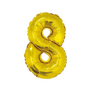 FG-C35Z8 Folijski balon 8 Zlatni 35cm