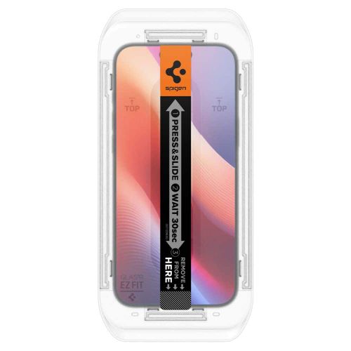 Spigen - Glas.tR EZ-FIT (2 kom) AGL07929 kaljeno staklo za iPhone 16 Pro - Privacy slika 5