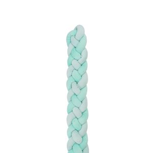 Kikka Boo ogradica pletenica 4-Braids 180x15 cm - Mint