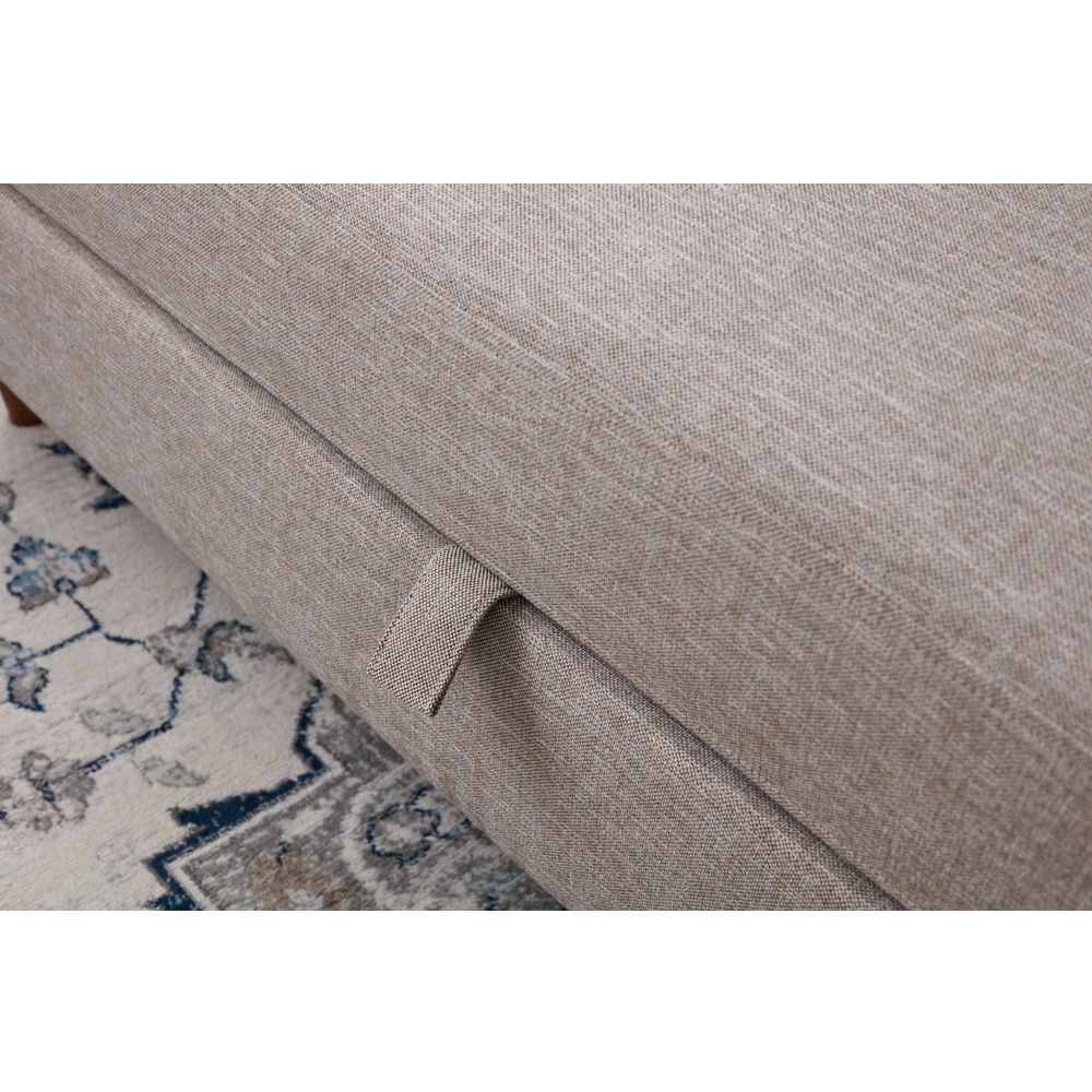 Eva - Krem Sofa na Razvlačenje za 3 Osobe slika 4