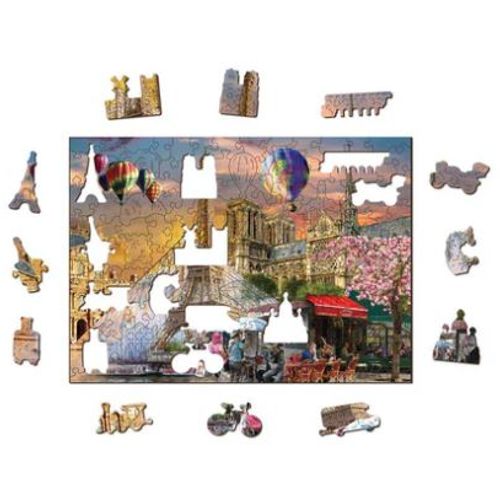 Wooden City Drvene puzzle - Pariz M slika 3