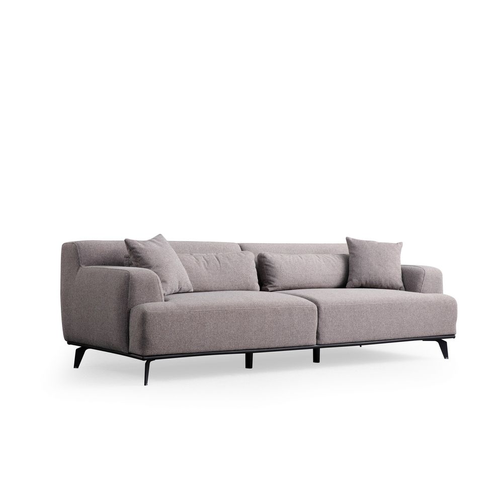 Sofa Jaguar 3 - Smeđa, Siva Smeđa, Troosjed slika 7