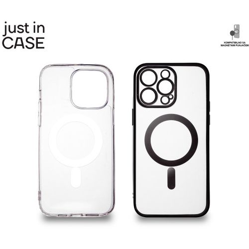 2u1 Extra case MAG MIX paket CRNI za iPhone 14 Pro Max slika 1