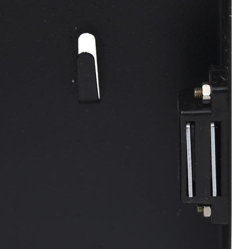 Kutija za ključeve s magnetnom pločom crna 30 x 20 x 5,5 cm slika 6