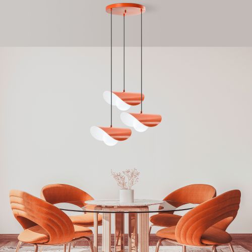 Vatoz - Nus - 6141 - Orange Orange Chandelier slika 1