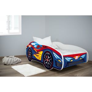 Dečiji krevet 140x70cm (trkački auto) RED-BLUE CAR