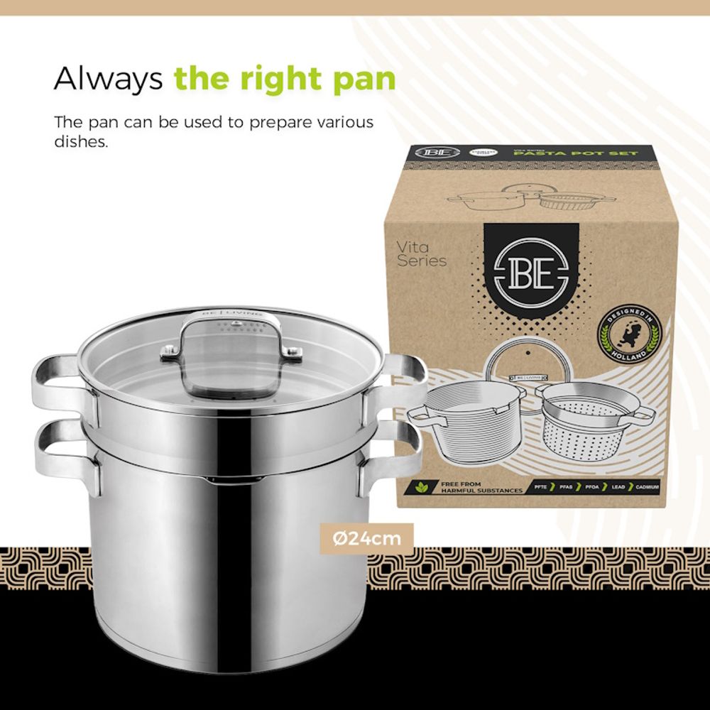 BE Living Set za tjesteninu 24 cm Vita serija slika 9