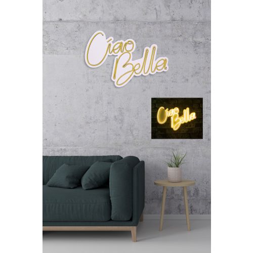 Wallity Ukrasna plastična LED rasvjeta, Ciao Bella - Yellow slika 10