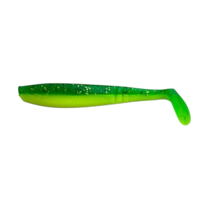 CL9124Cline silikonska varalica Thin Shad Paddletail 10cm UV Green/Lime Silikonsk varalice