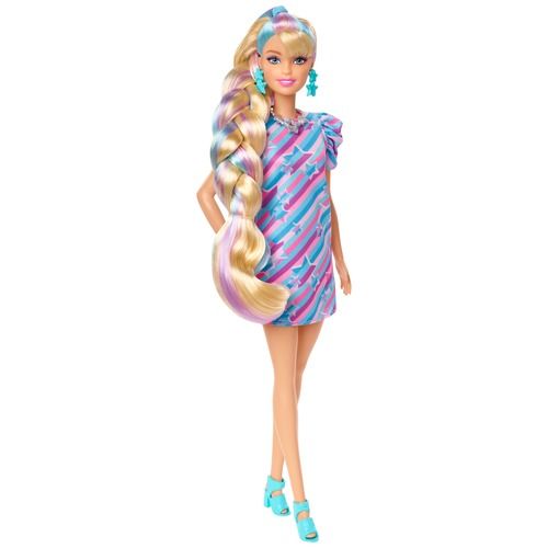 Barbie lutka Totally Hair plava slika 2