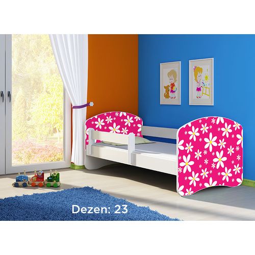 Deciji krevet ACMA II 180x80 + dusek 6 cm WHITE23 slika 1