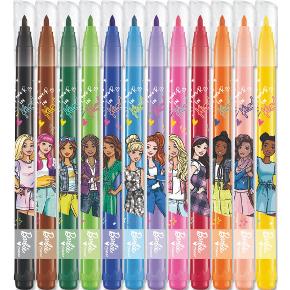 Maped Flomasteri Barbie 12/1 slika 2